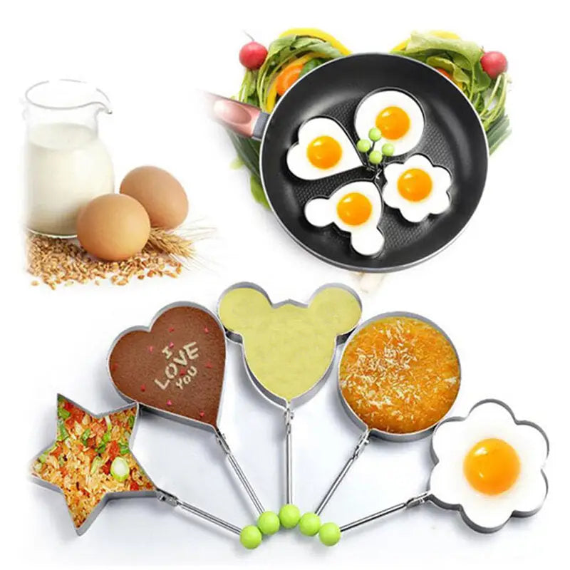 Cute Shaped Fried Egg Mold Pancake Rings