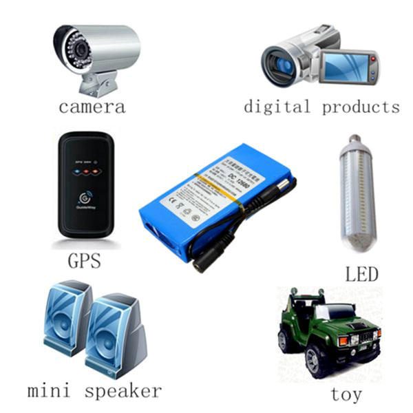 Dc 12v 8000mah Super Rechargeable Portable Lithium - Ion