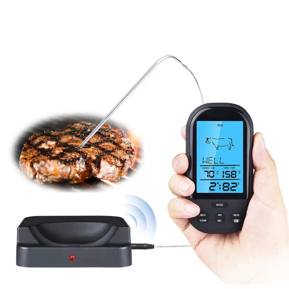 Digital Meat Bbq Thermometer Wireless Kitchen Food Grill
