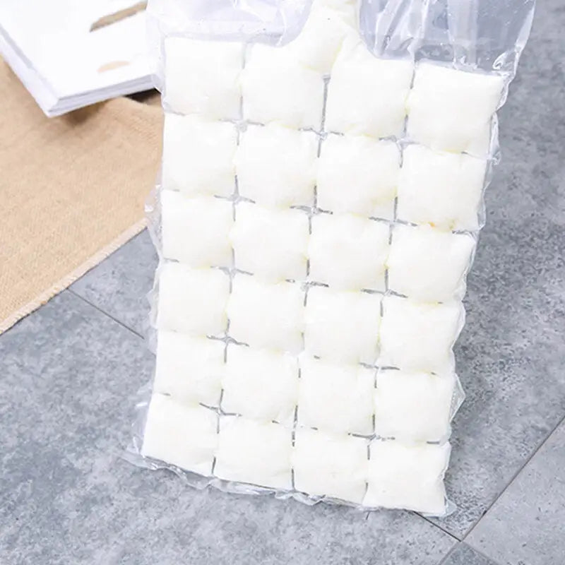 Disposable Ice Cube Mold Bags - Self-sealing