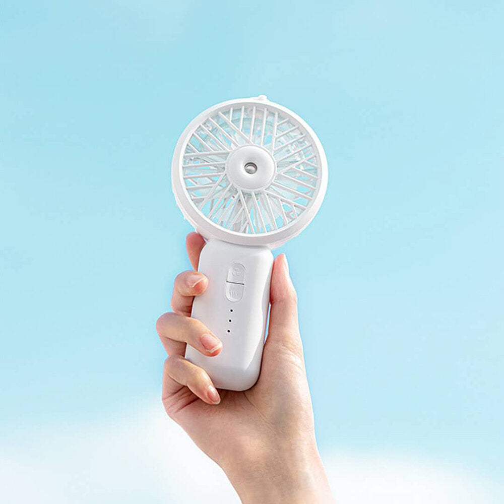 Doco Hf001 Ultrasonic Spray Handheld Fan Three Speeds Two