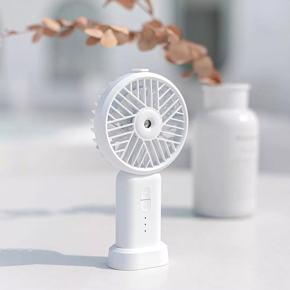 Doco Hf001 Ultrasonic Spray Handheld Fan Three Speeds Two