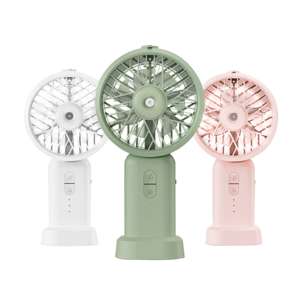Doco Hf001 Ultrasonic Spray Handheld Fan Three Speeds Two