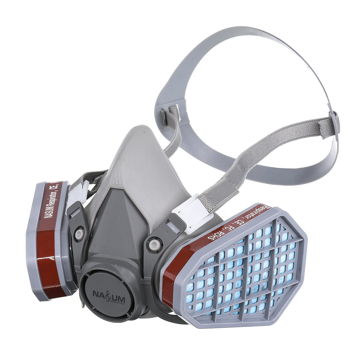 Double Layer Breathing Gas Mask Painting Spraying Respirator