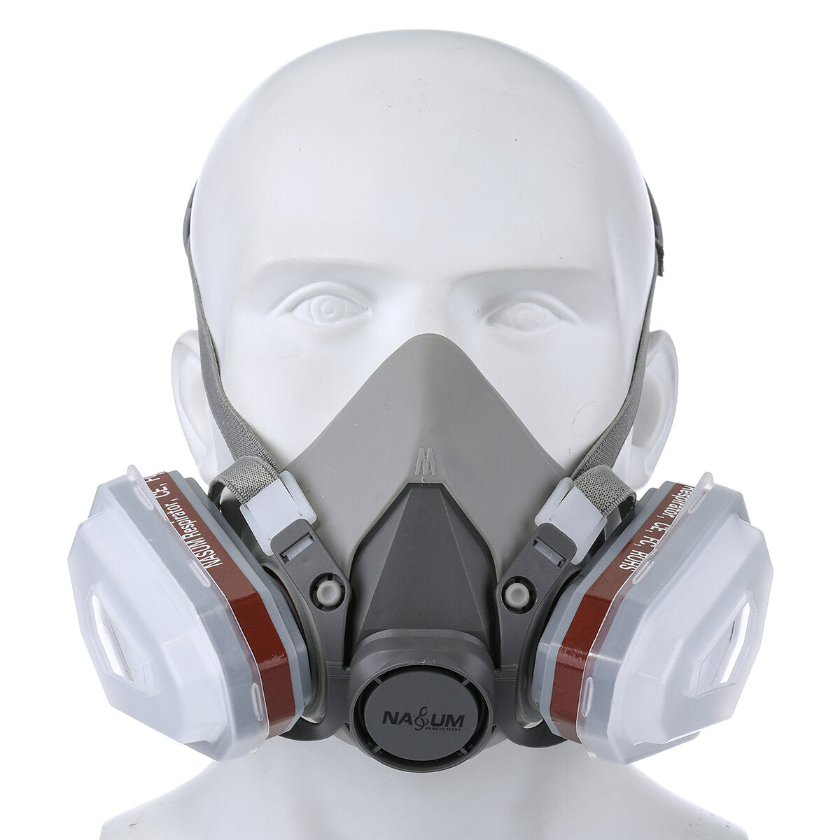 Double Layer Breathing Gas Mask Painting Spraying Respirator