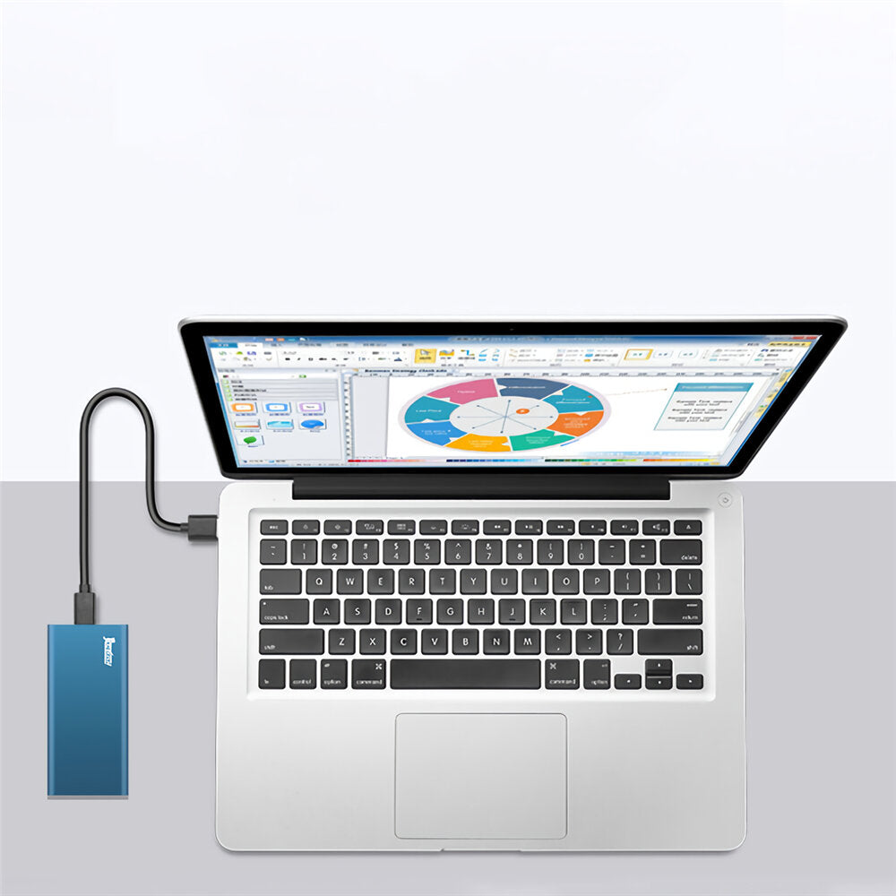 Coolfish Type-C USB 3.1 Gen 2 Solid State Drive Mobile External Hard Drive SSD for Windows Android Macintosh