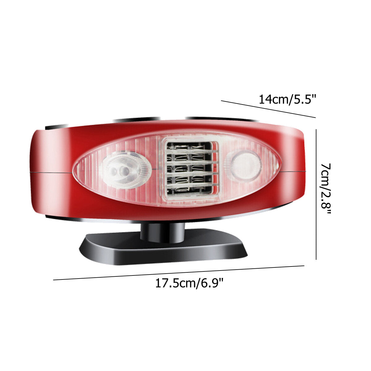 Electric Car Heater Defroster 12v/24v 120w 2 In 1 Cool