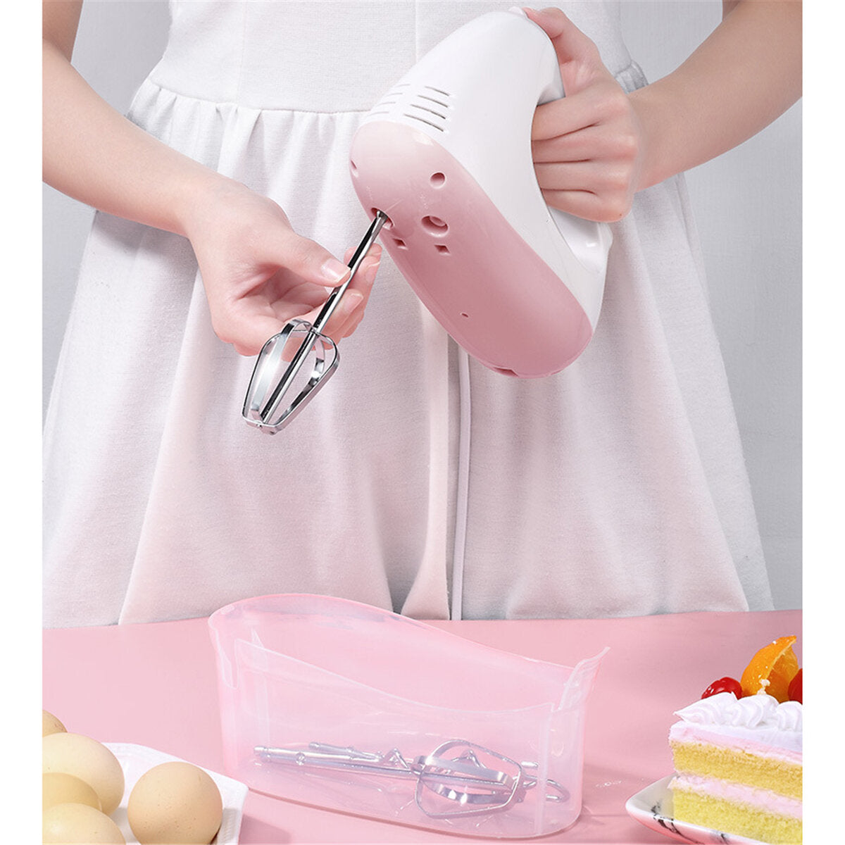 Electric Hand Mixer 5 Speed Handheld Food Beater Kitchen