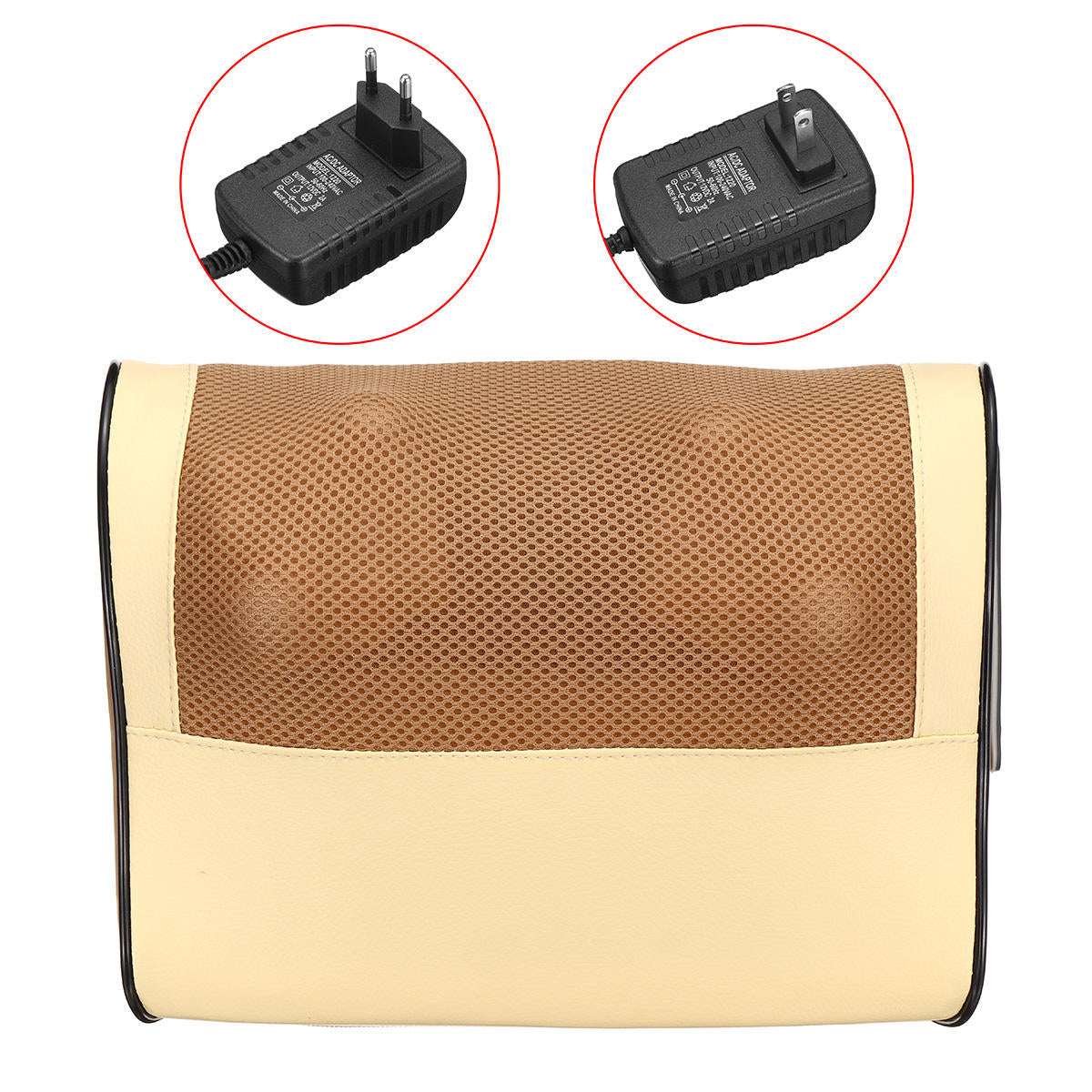 Electric Lumbar Neck Back Massage Pillow Cushion Infrared