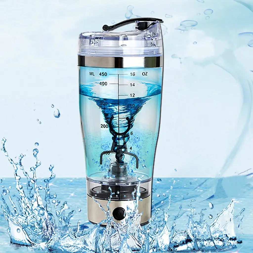 Electric Shaker Cup - 450ml Usb Fitness Protein