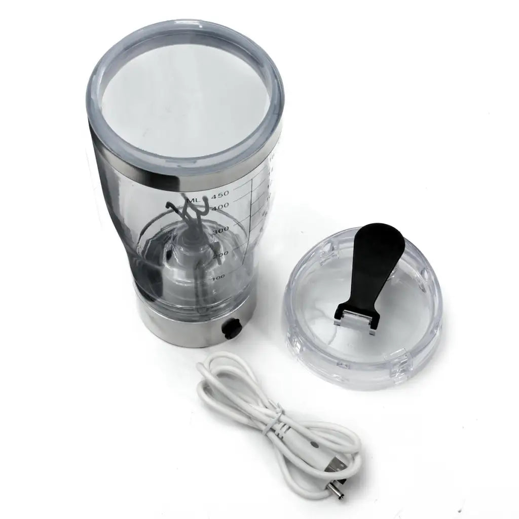 Electric Shaker Cup - 450ml Usb Fitness Protein