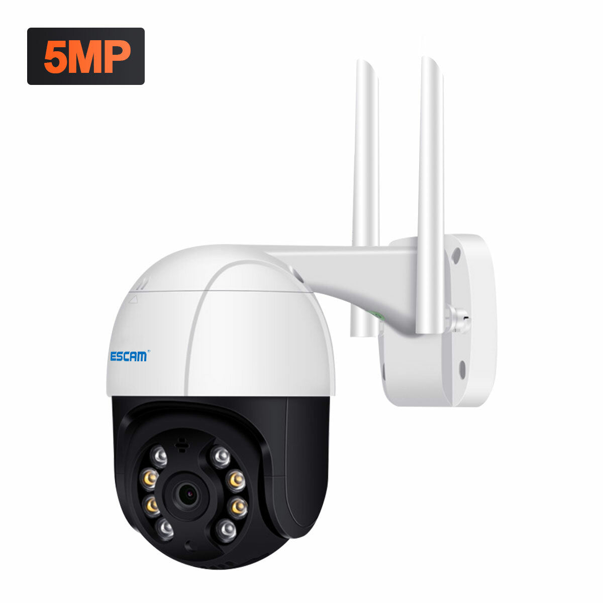 Escam Qf518 5mp Pan/tilt Ai Humanoid Detection Auto Tracking