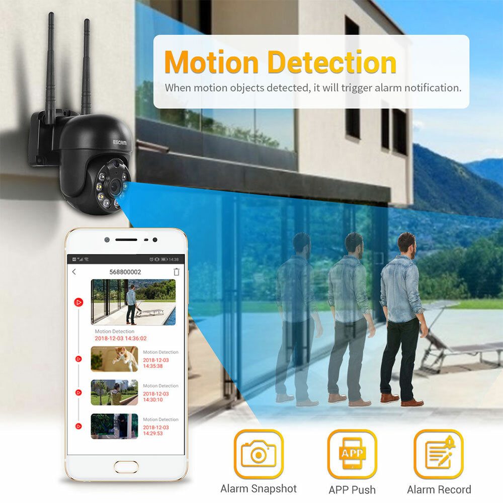 Escam Wnk614 8ch 3mp Wireless Dome Camera Cctv Security
