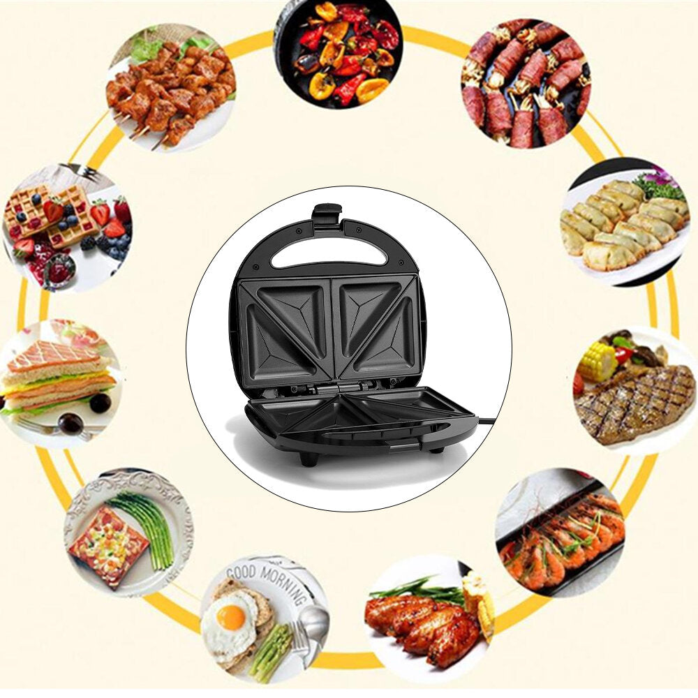 Eu Plug 750w Deep Dish Sandwich Maker Press Toaster