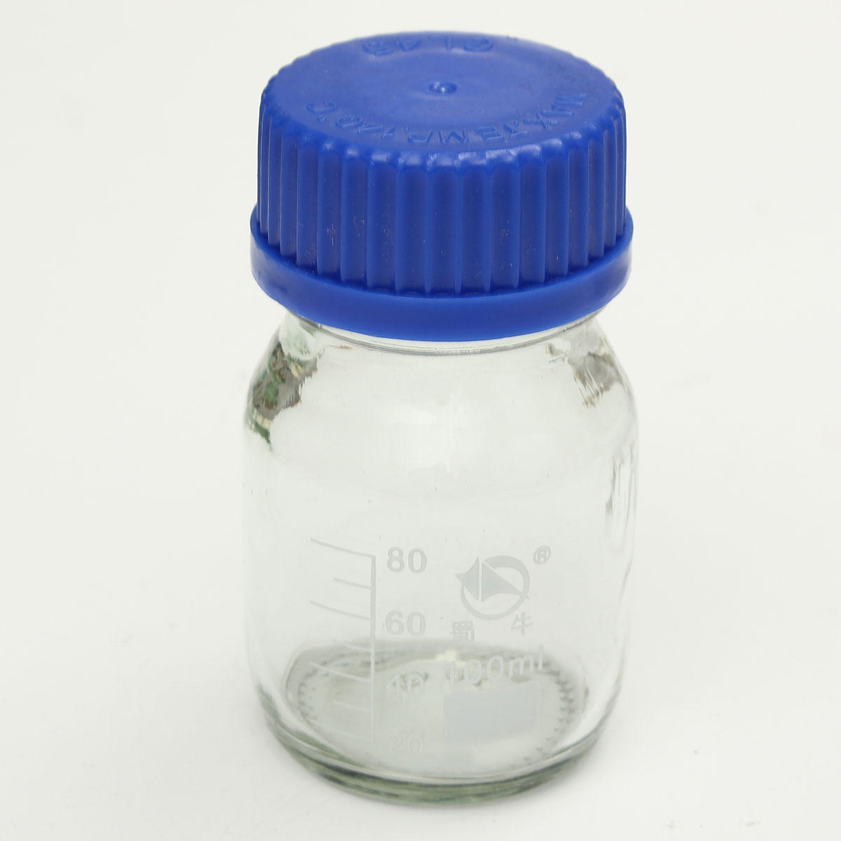 Experiment Glass Reagent Bottles Blue Screw Cap 100ml 250ml