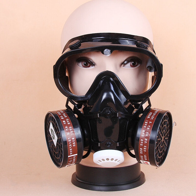 Face Gas Mask Filter Respirator Safety Respiratory Emergency
