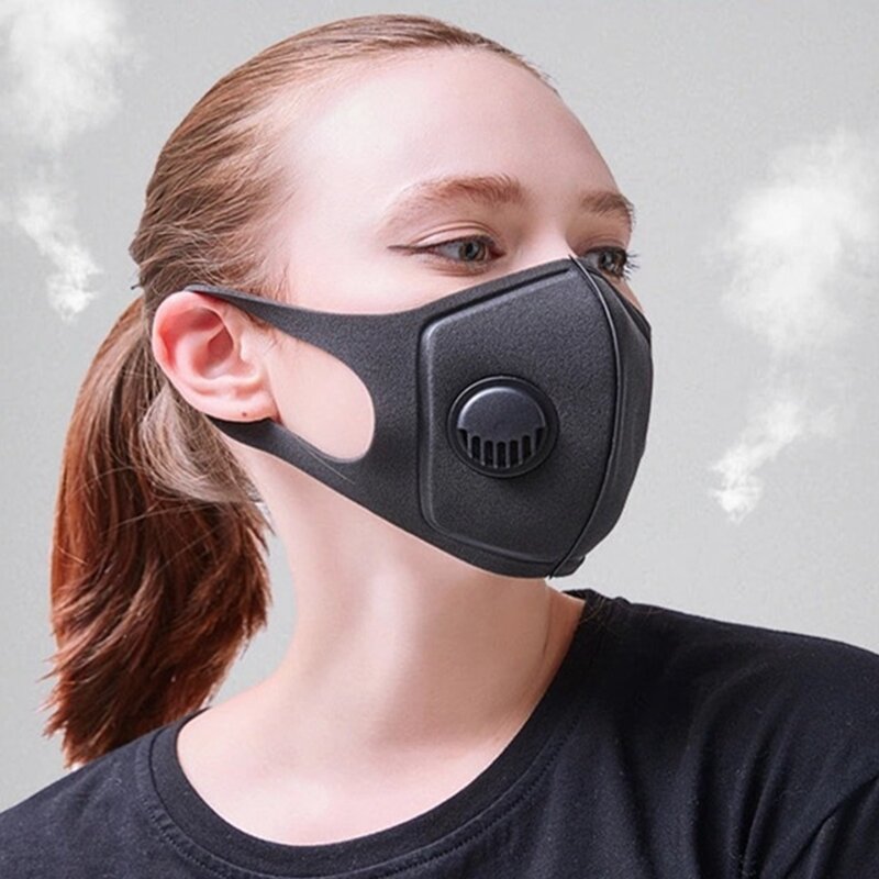 Face Mask Respirator With Breathing Valve Anti Pollution