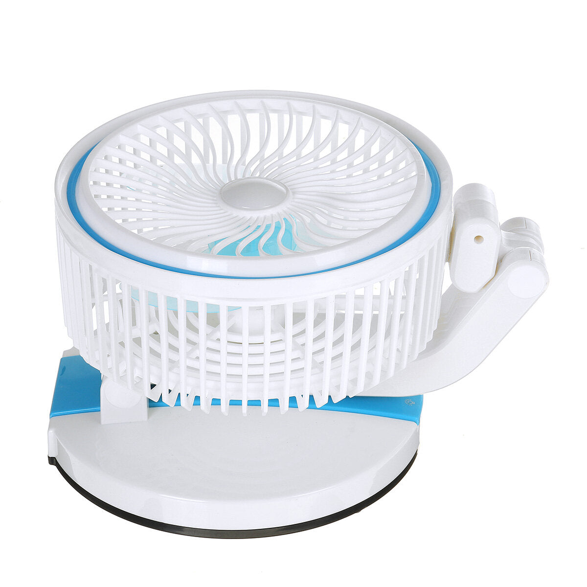 Foldable Mini Desktop Fan Usb Rechargeable Low Noise 2 Gear