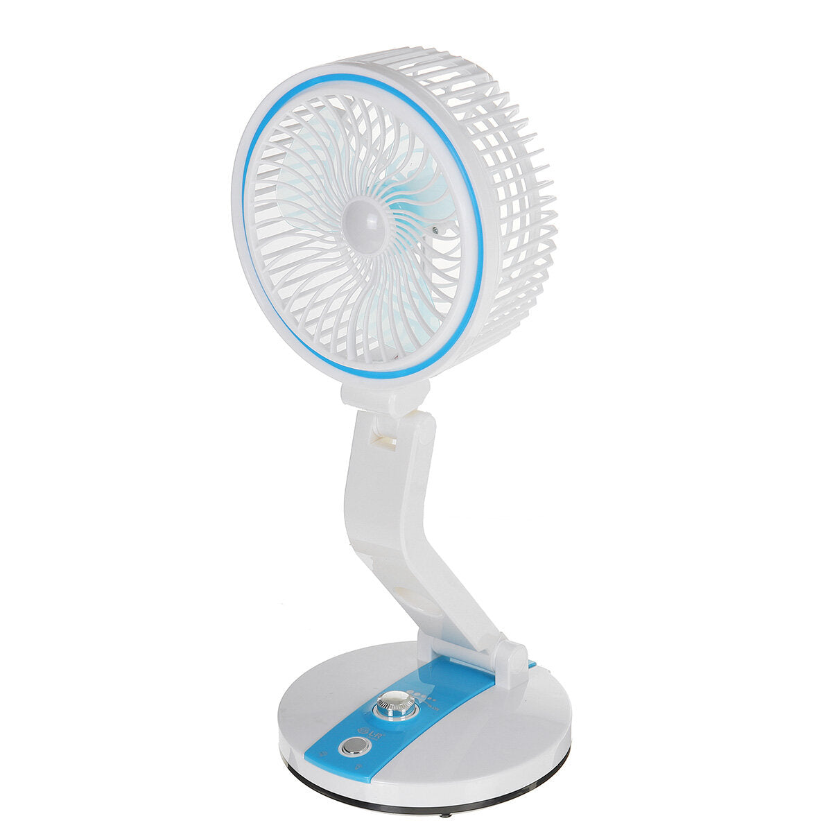 Foldable Mini Desktop Fan Usb Rechargeable Low Noise 2 Gear