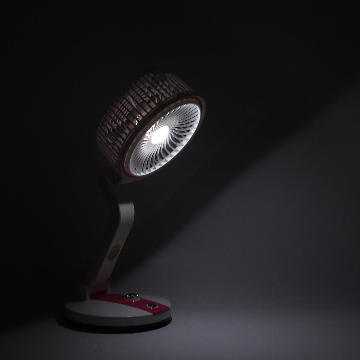 Foldable Mini Desktop Fan Usb Rechargeable Low Noise 2 Gear