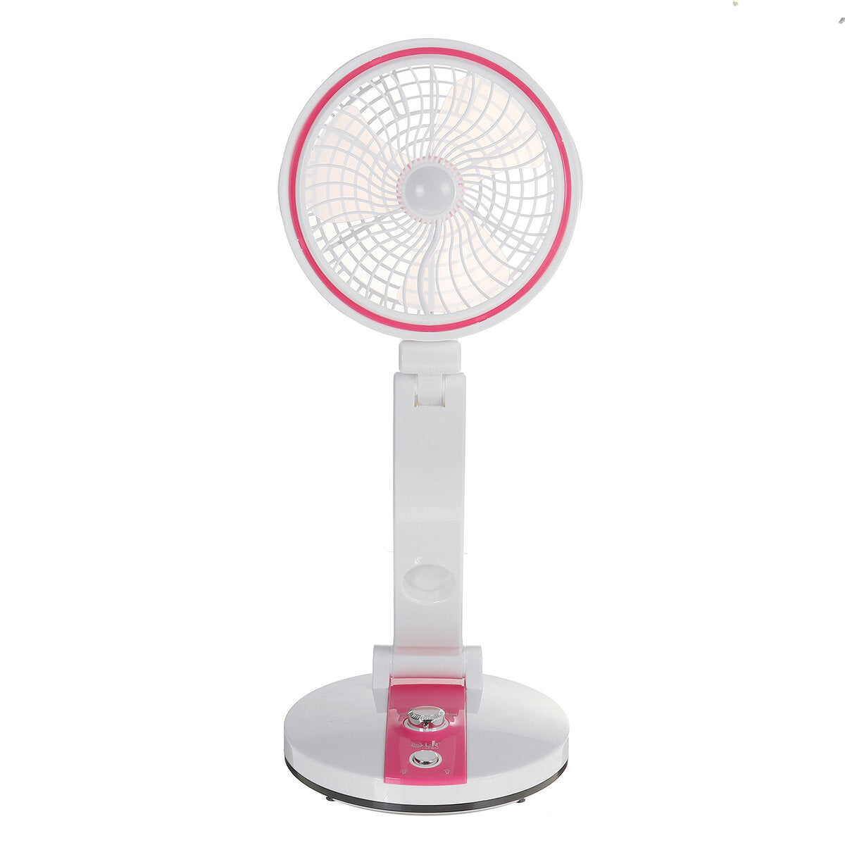 Foldable Mini Desktop Fan Usb Rechargeable Low Noise 2 Gear