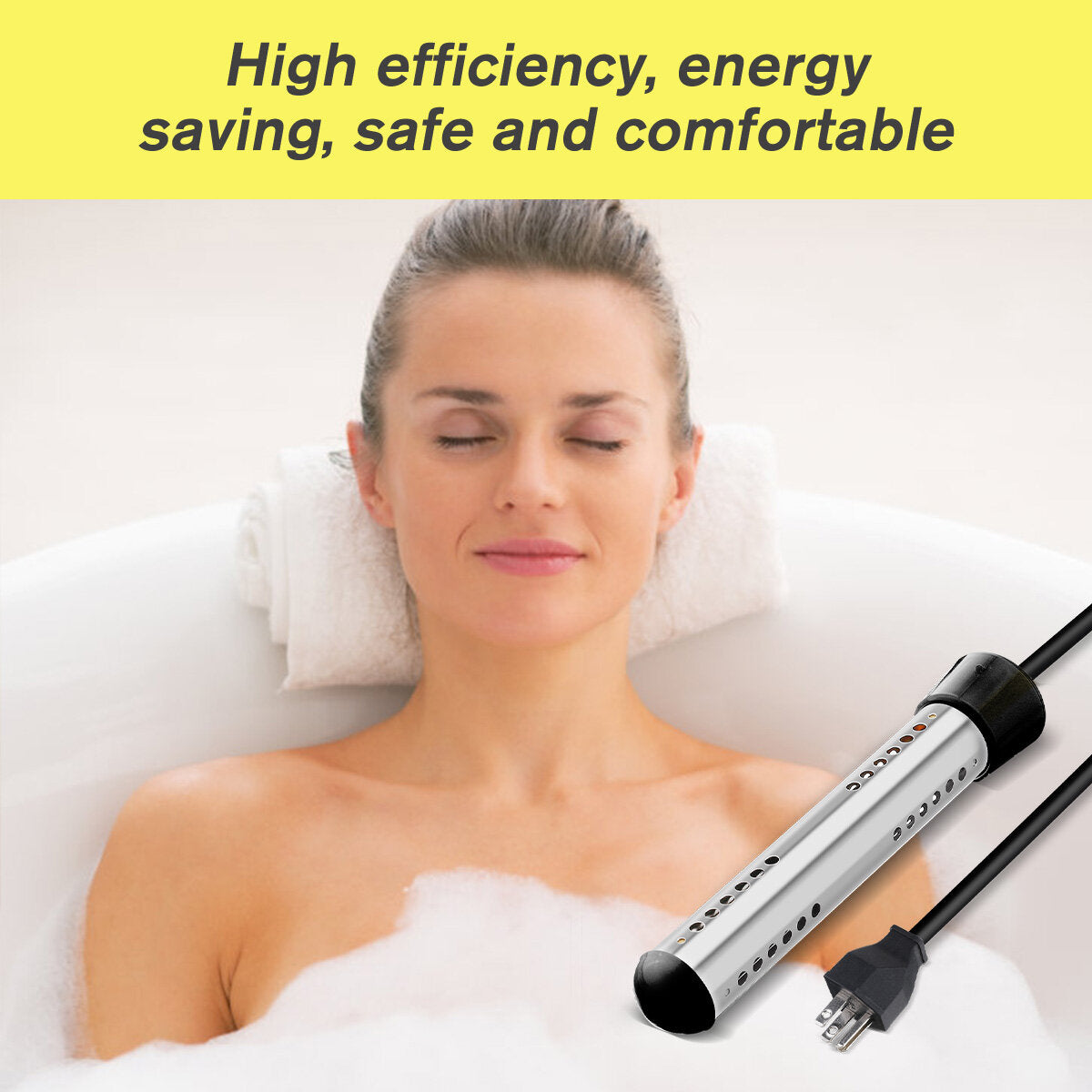 Gamtooca 1500w Immersion Heater Electric Portable Bucket