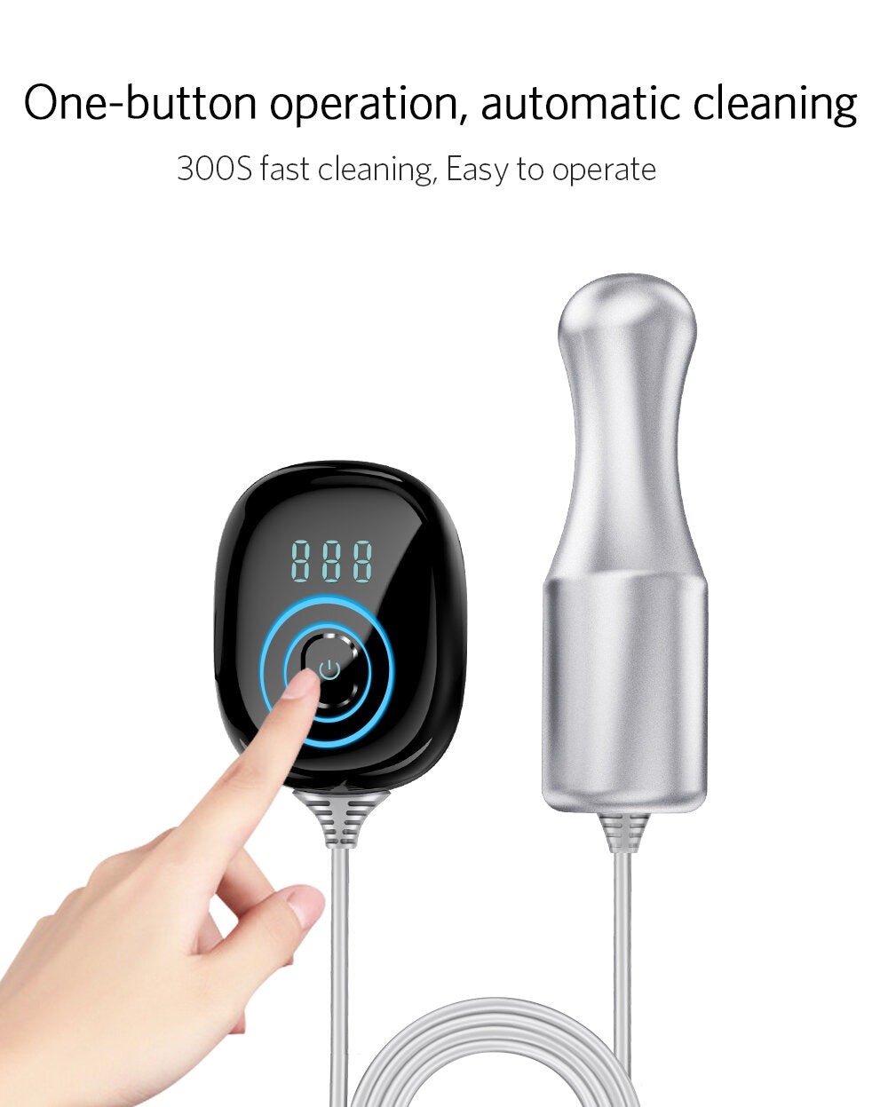 Geneng Portable 100w Ultrasonic Cleaner Cleaning Rod Glasses