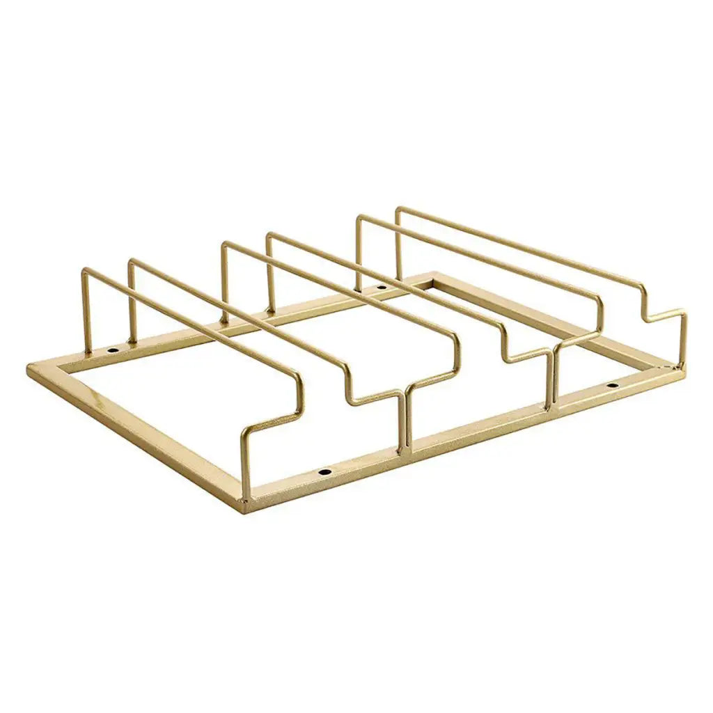Glass Rack Holder - Cabinet Hanging Shelf