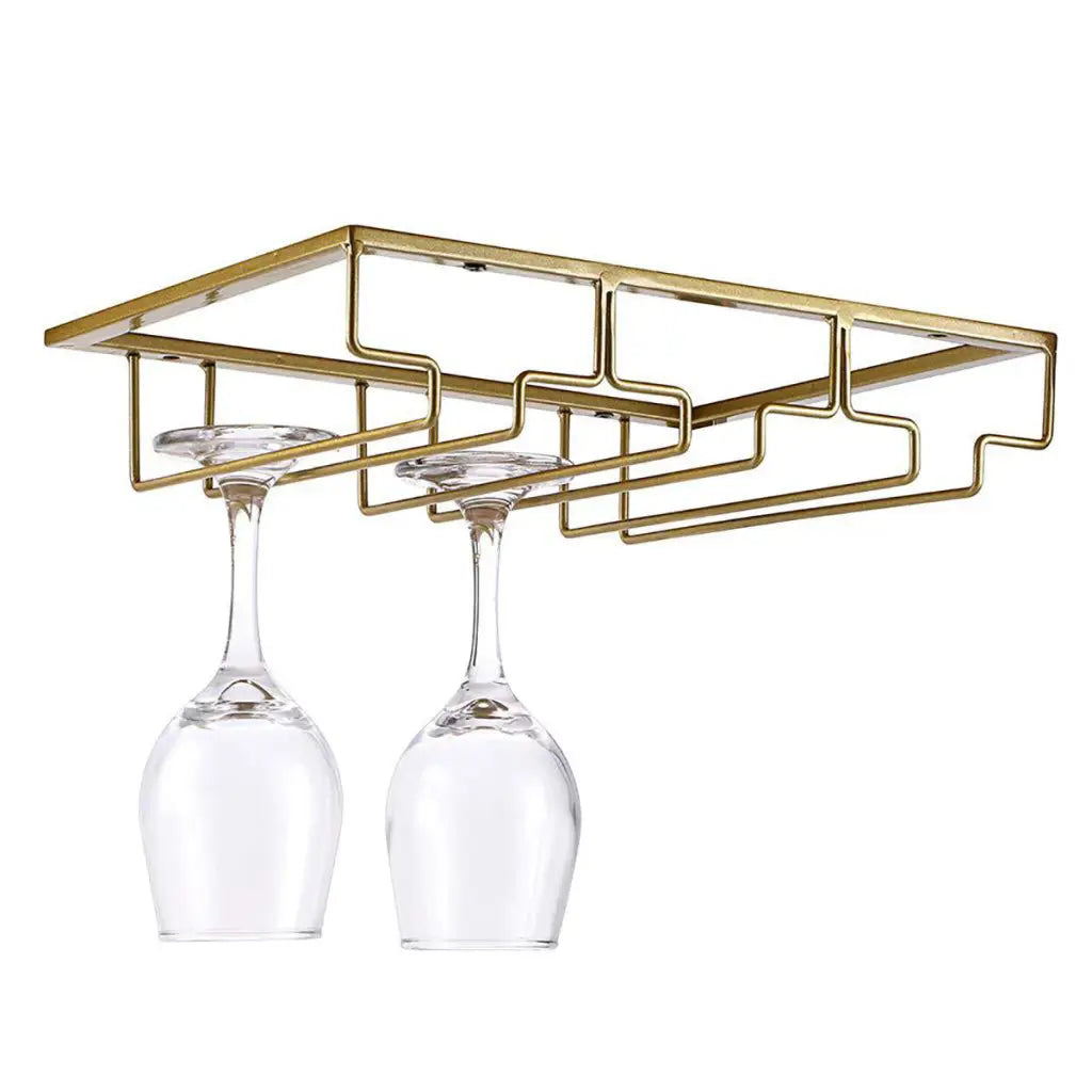 Glass Rack Holder - Cabinet Hanging Shelf