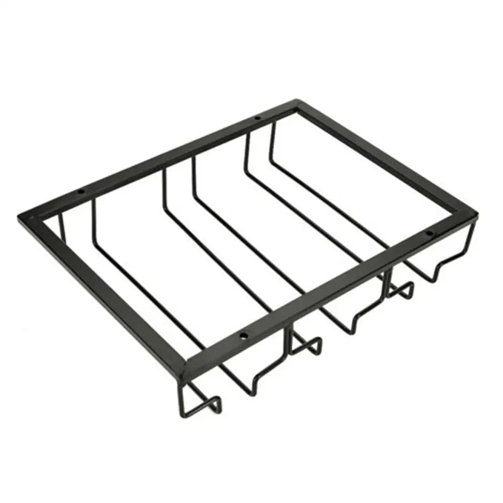 Glass Rack Holder - Cabinet Hanging Shelf
