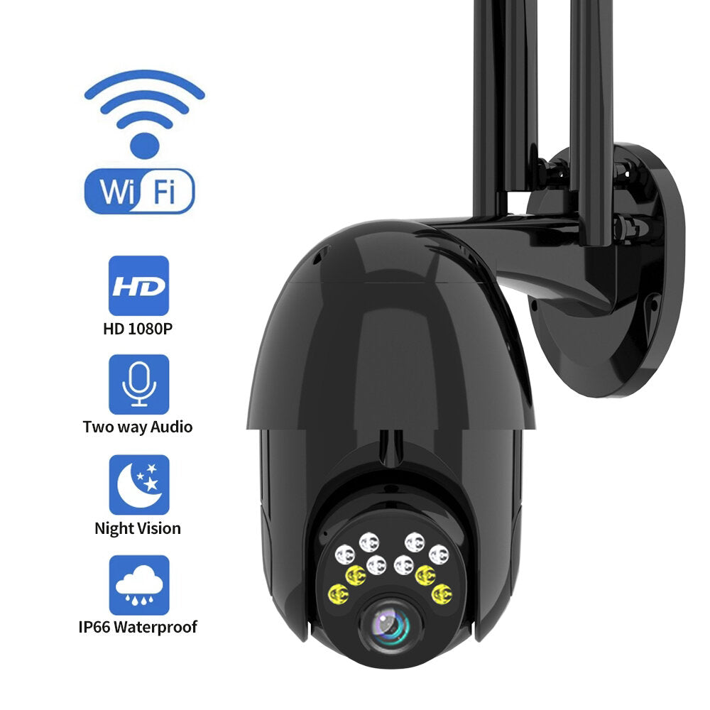 Guudgo 1080p 10led 5x Zoom Hd Outdoor Ptz Ip Camera Two Way