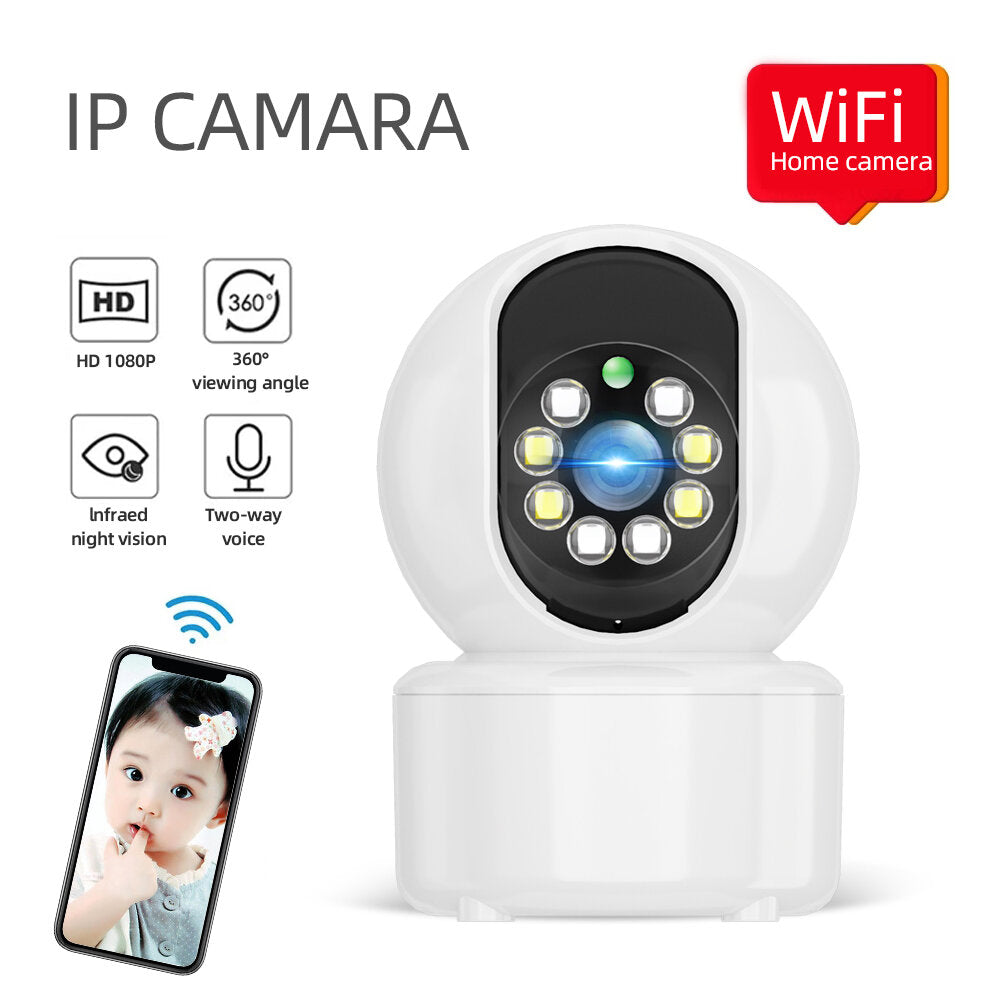Guudgo 1080p 8 Led Indoor Ptz Wifi Ip Camera Two Way Audio