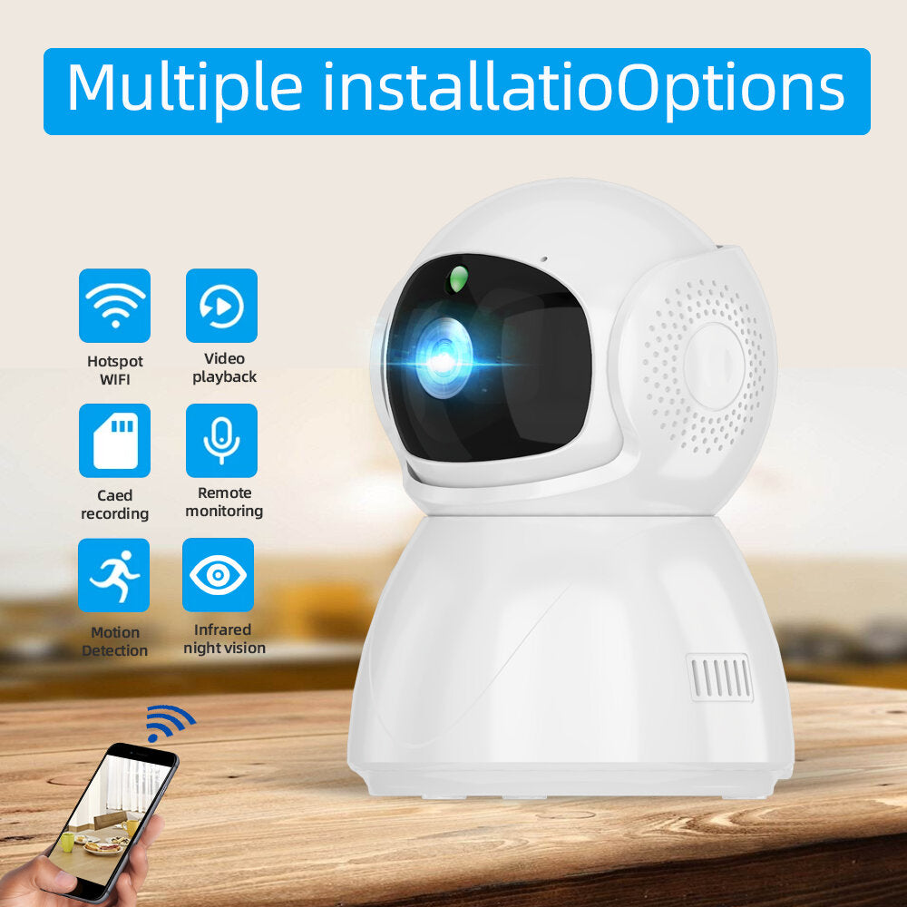 Guudgo 1080p Ptz Smart Ip Camera 360 Angle Night Vision