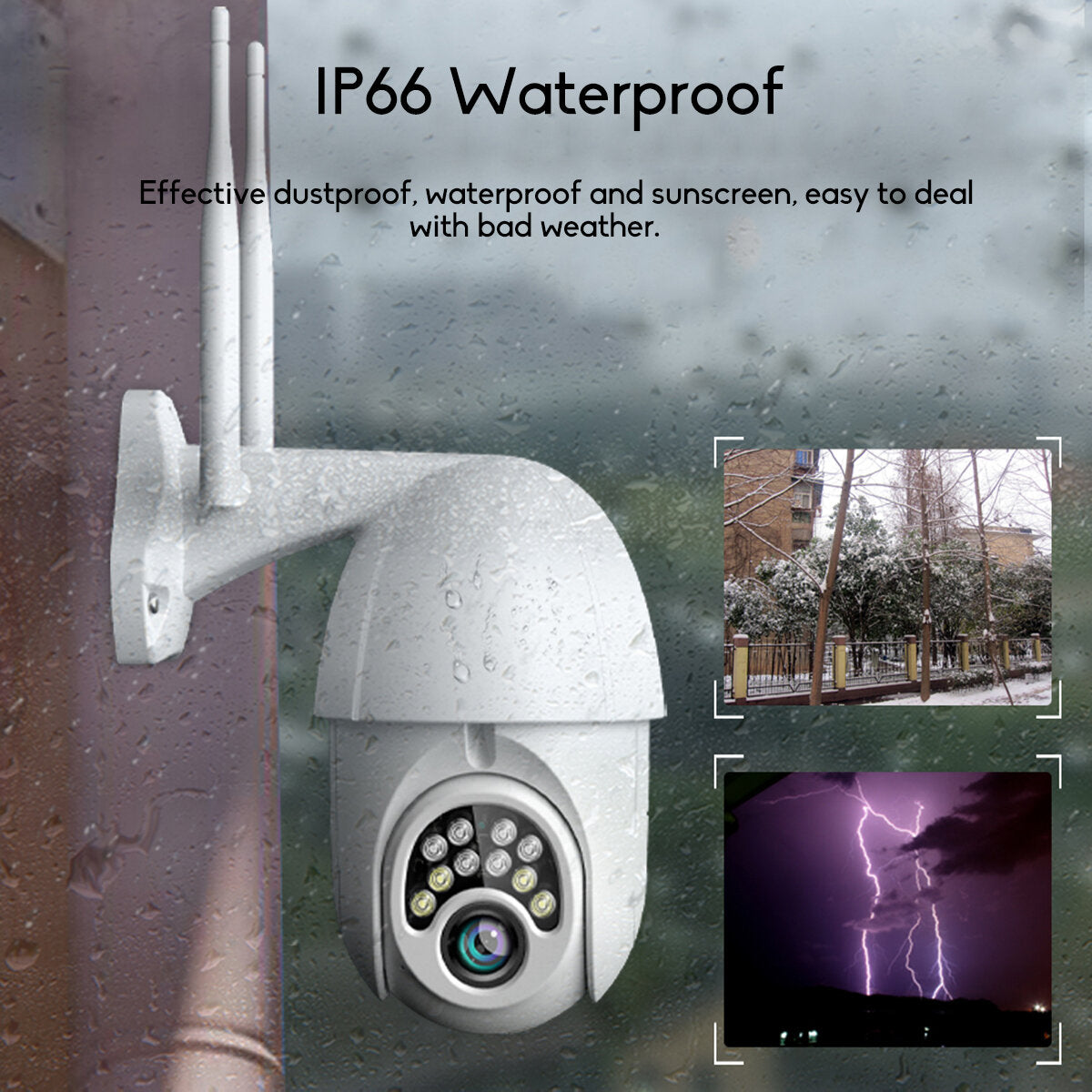 Guudgo 10led 5x Zoom Hd 2mp Ip Security Camera Wifi Wireless
