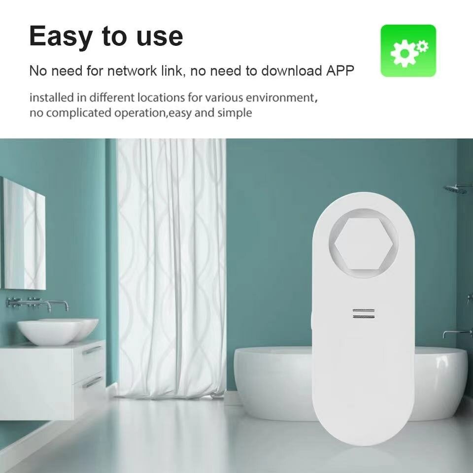 Guudgo 433mhz 120db Wireless Wifi Waterproof Water Leak