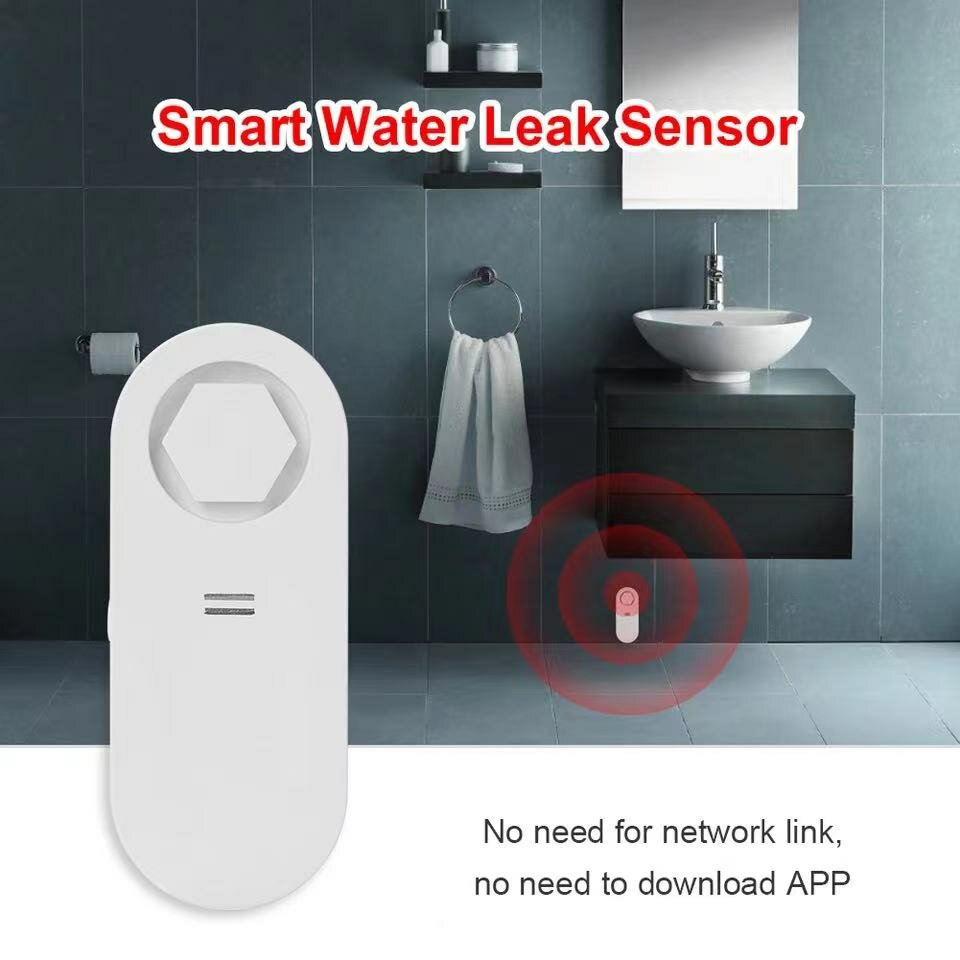 Guudgo 433mhz 120db Wireless Wifi Waterproof Water Leak