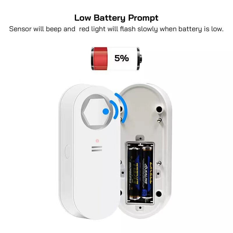 Guudgo 433mhz 120db Wireless Wifi Waterproof Water Leak