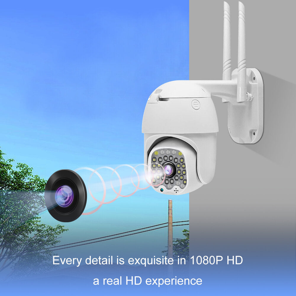 Guudgo 4x Zoom 32led 1080p Hd Wifi Ip Security Camera