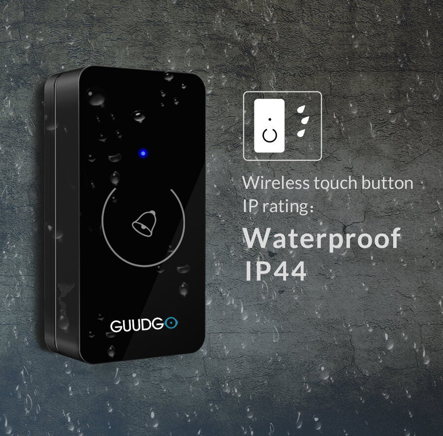 Guudgo Gd-md01 Wireless Touch Screen Music Doorbell Portable