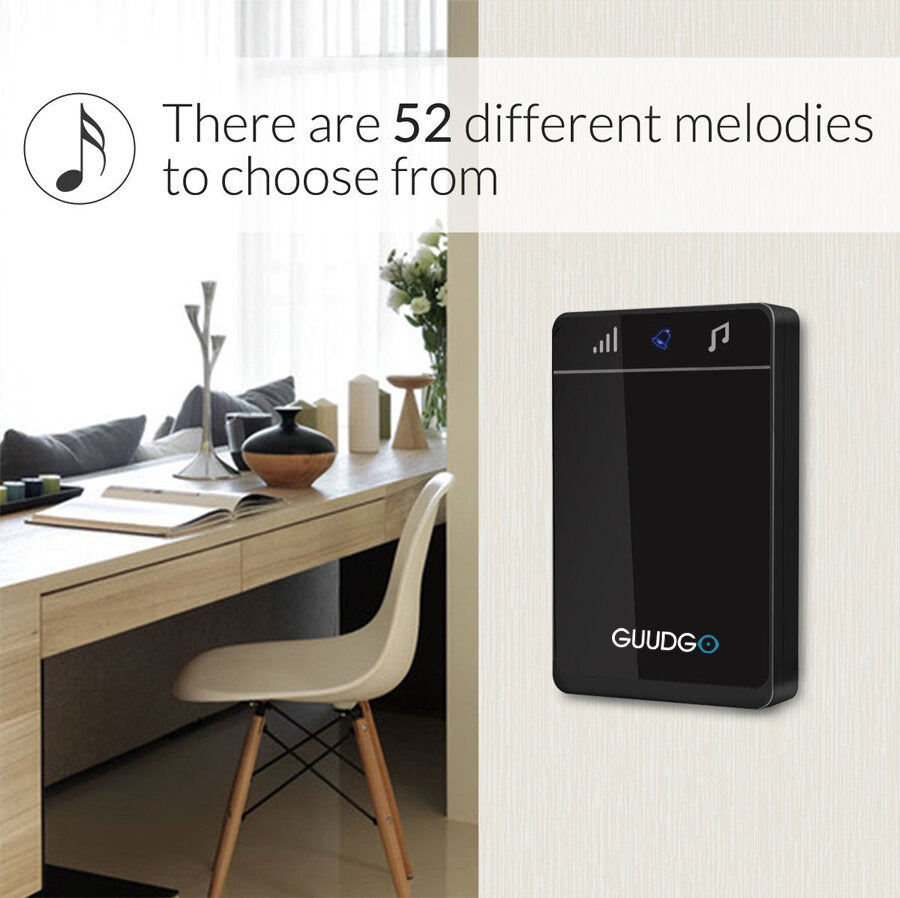 Guudgo Gd-md01 Wireless Touch Screen Music Doorbell Portable