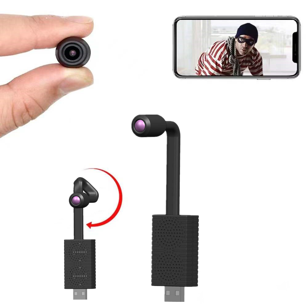 Guudgo Hd 1080p Wifi Mini Usb Camera V380 360 Rotating
