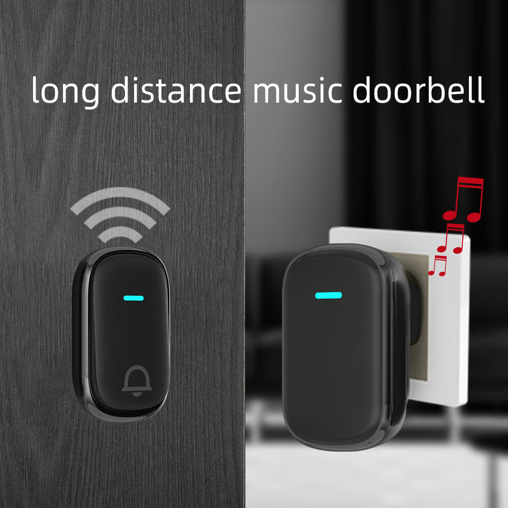 Guudgo Hd15 433mhz Led Indicator Wireless Doorbell