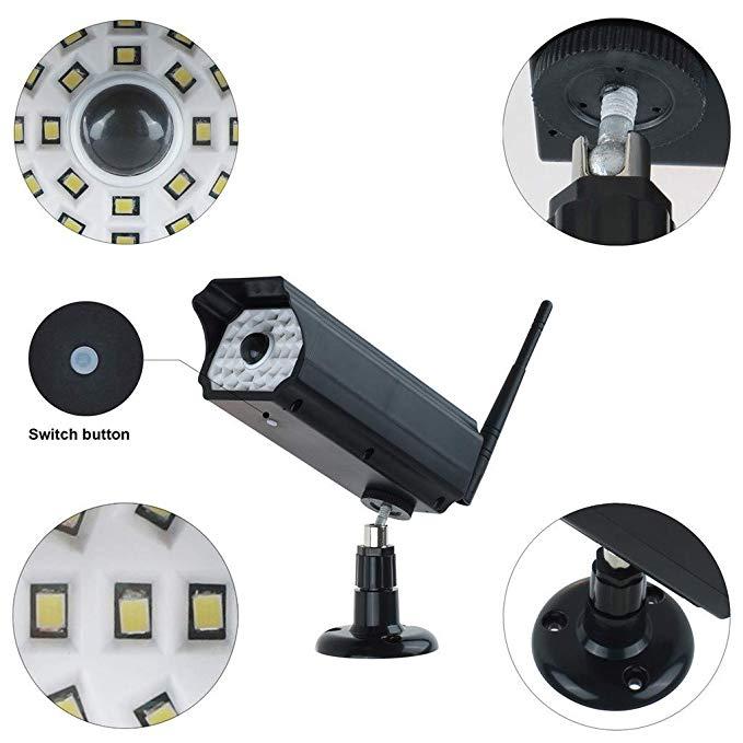 Guudgo Solar Flashing Led Light f Ake Cameras Surveillance