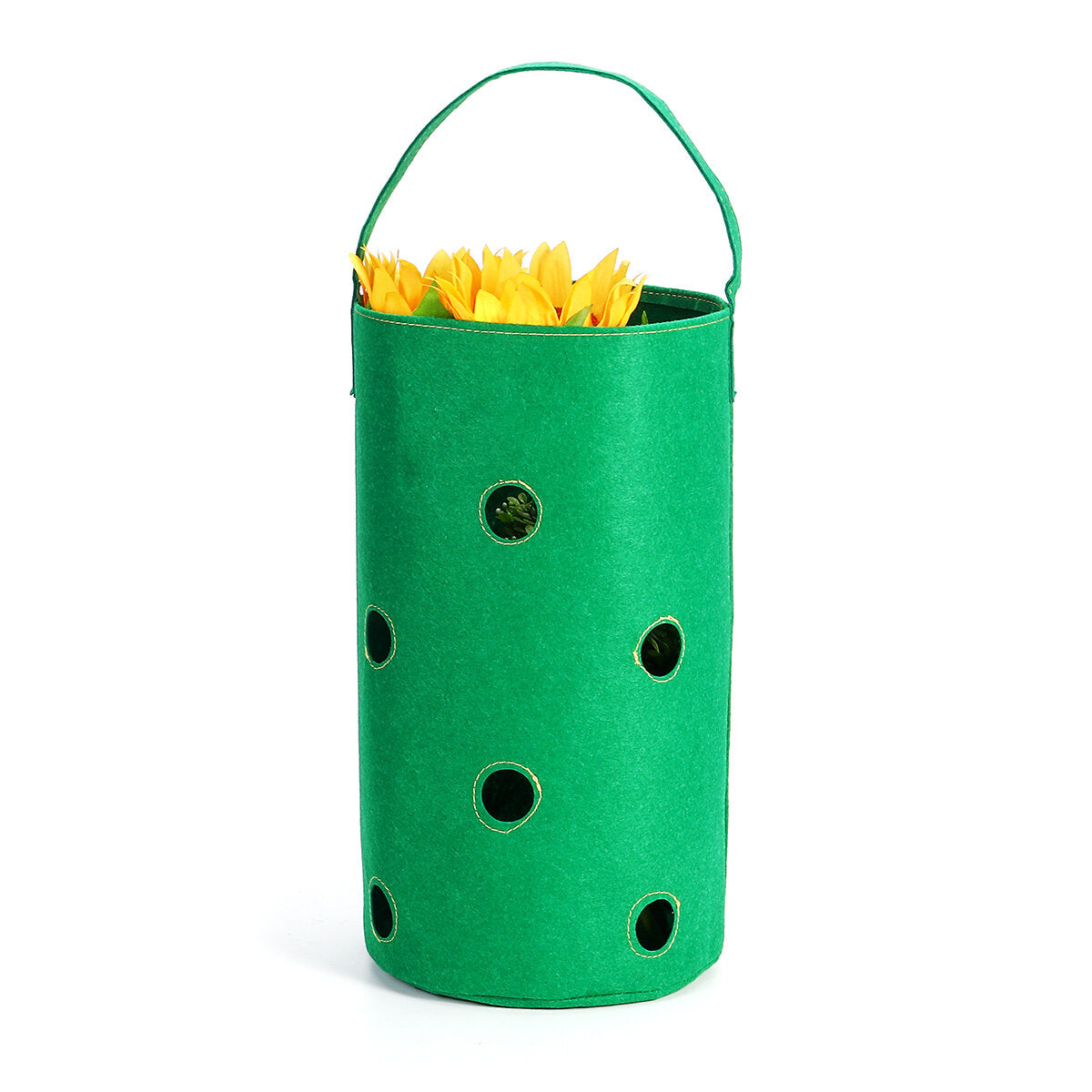 Hanging Non-woven Felt Vertical Planter Bag 11x Pockets For
