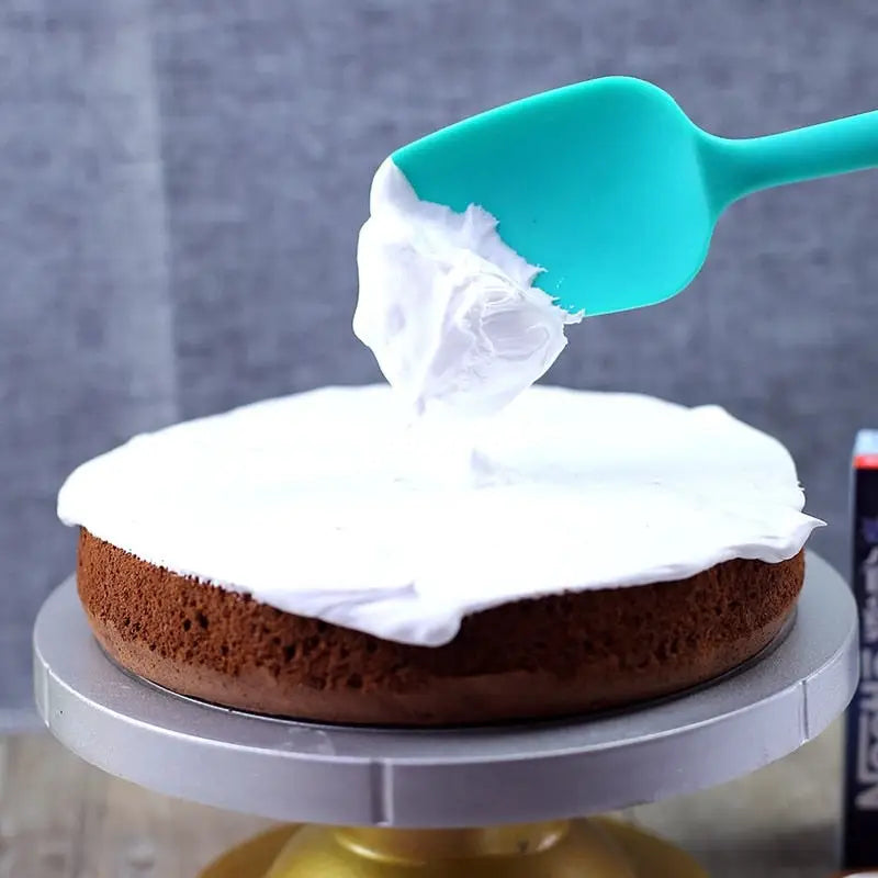 Heat Resistant Silicone Spoon Scraper - Cake & Ice Cream