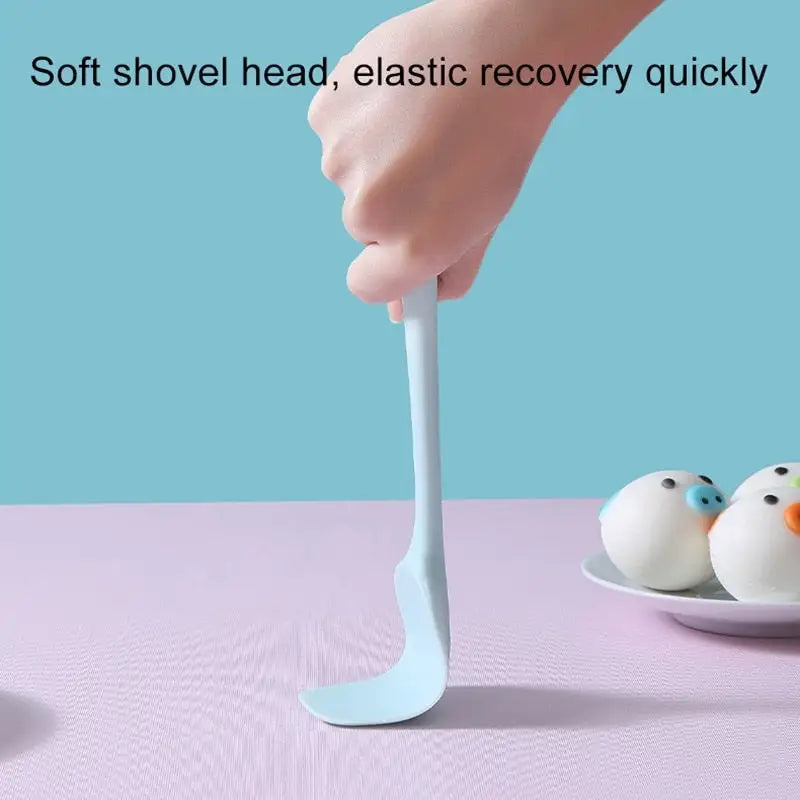 Heat Resistant Silicone Spoon Scraper - Cake & Ice Cream