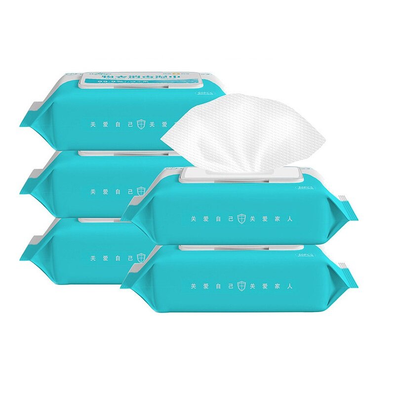 Household 99.9% Sterilization Alcohol Wipes Clean Protective