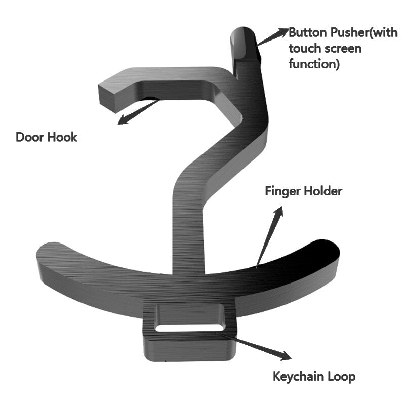 Hygiene Multipurpose Safety Closer Key Shape For Elevator