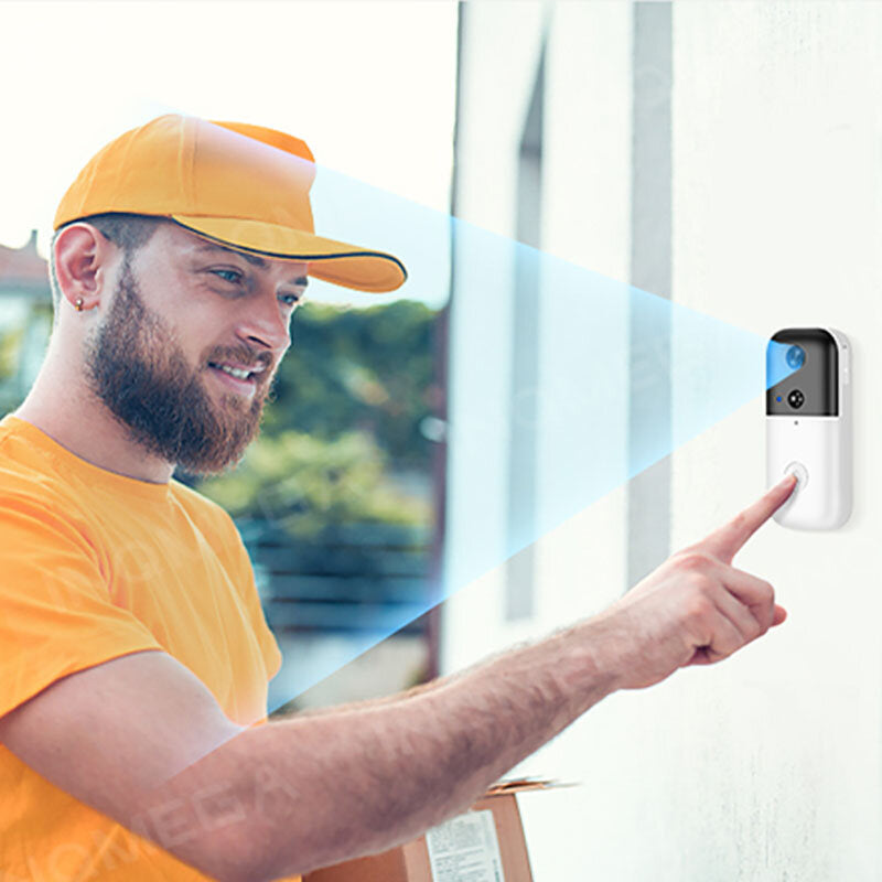 Inqmega Wifi Doorbell Camera 140 Viewing Angle Video Calls