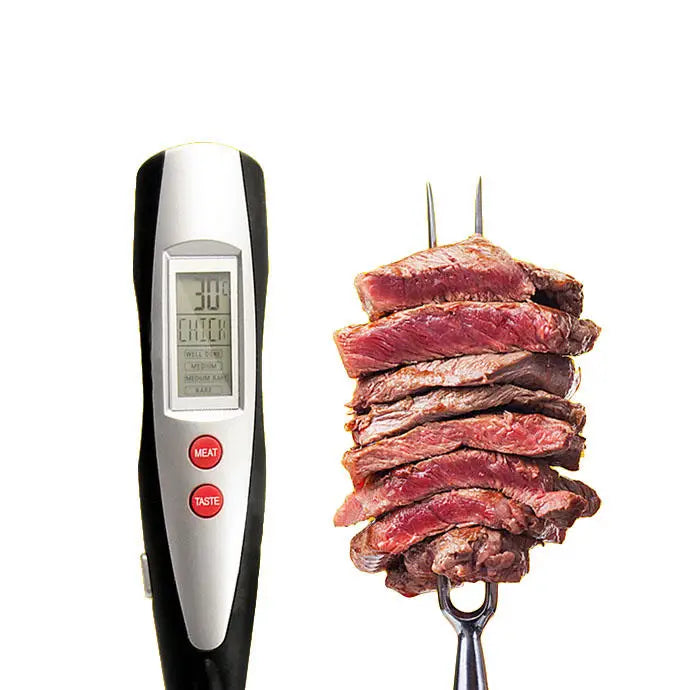 Instant Meat Thermometer Blue Backlit
